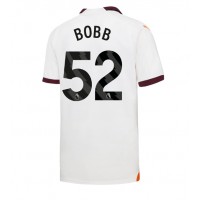 Camisa de Futebol Manchester City Oscar Bobb #52 Equipamento Secundário 2023-24 Manga Curta
